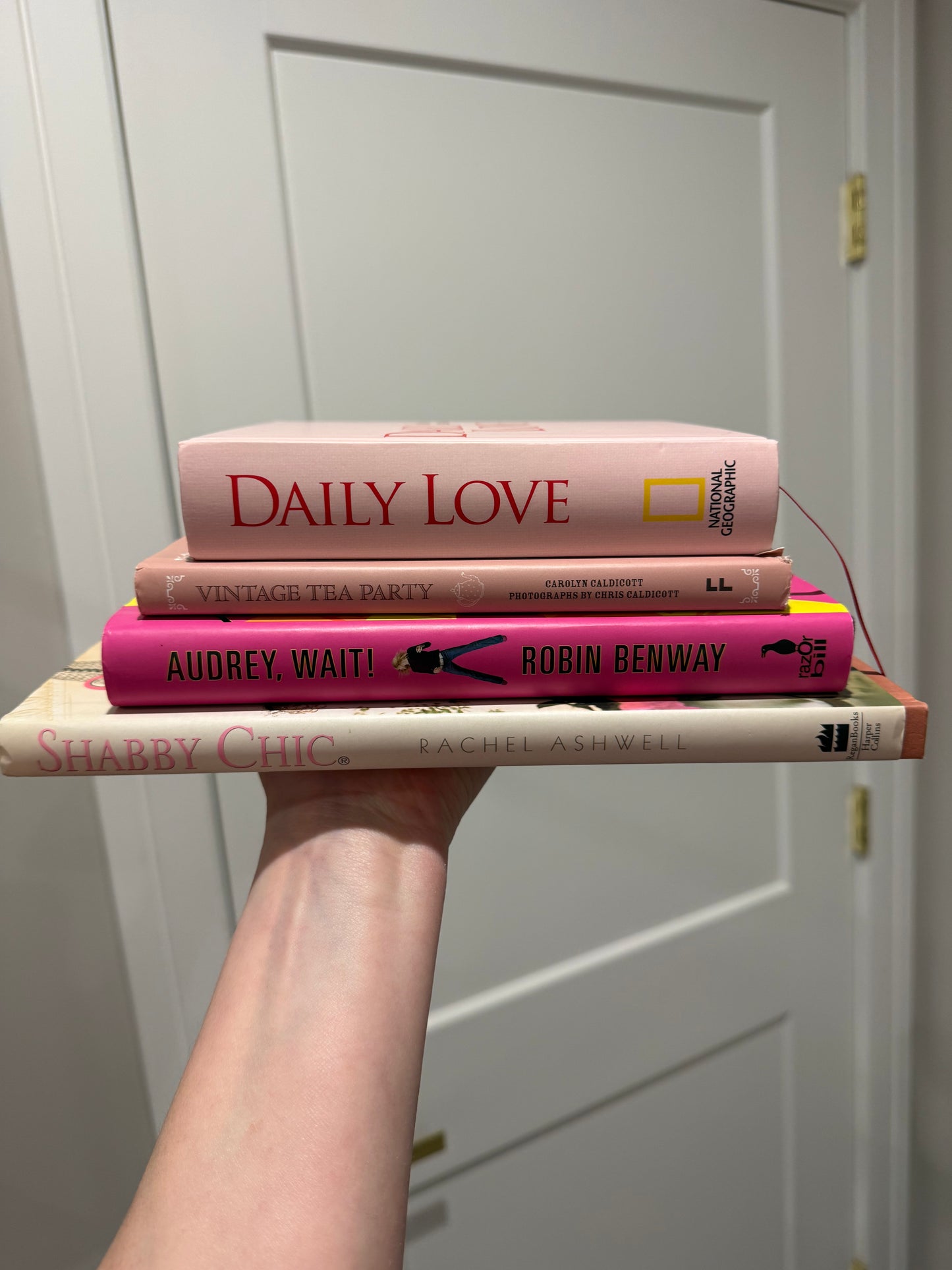 Pink Book Stack