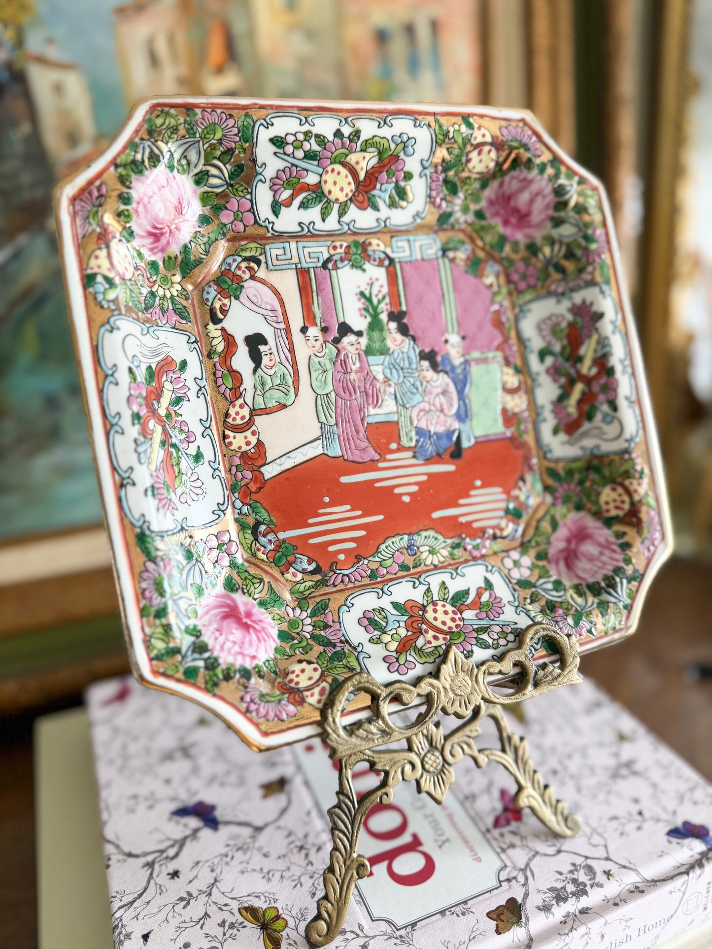 Rose Medallion Dish