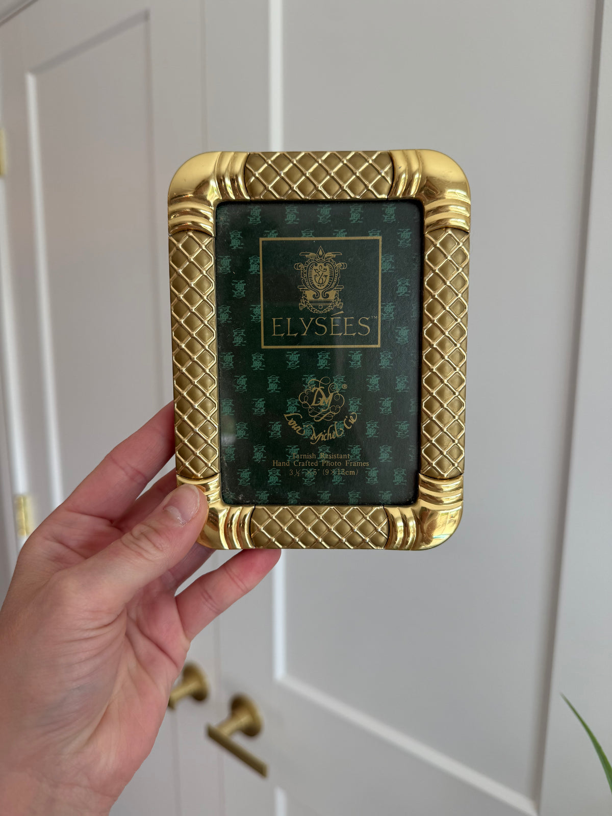 Brass frame