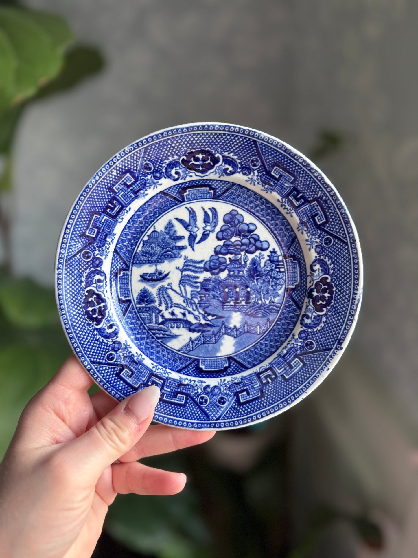 Blue Willow 6.5” Plate