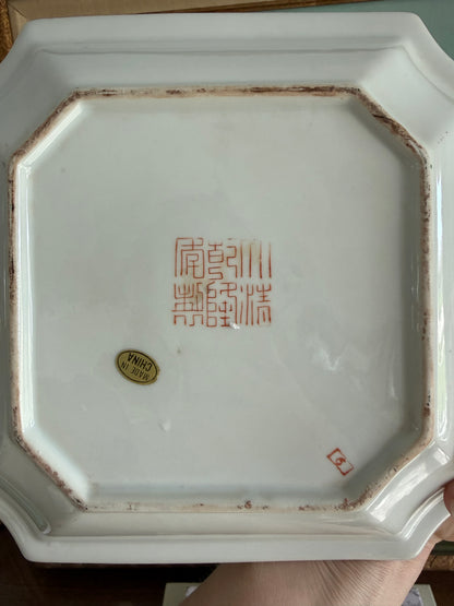 Rose Medallion Dish