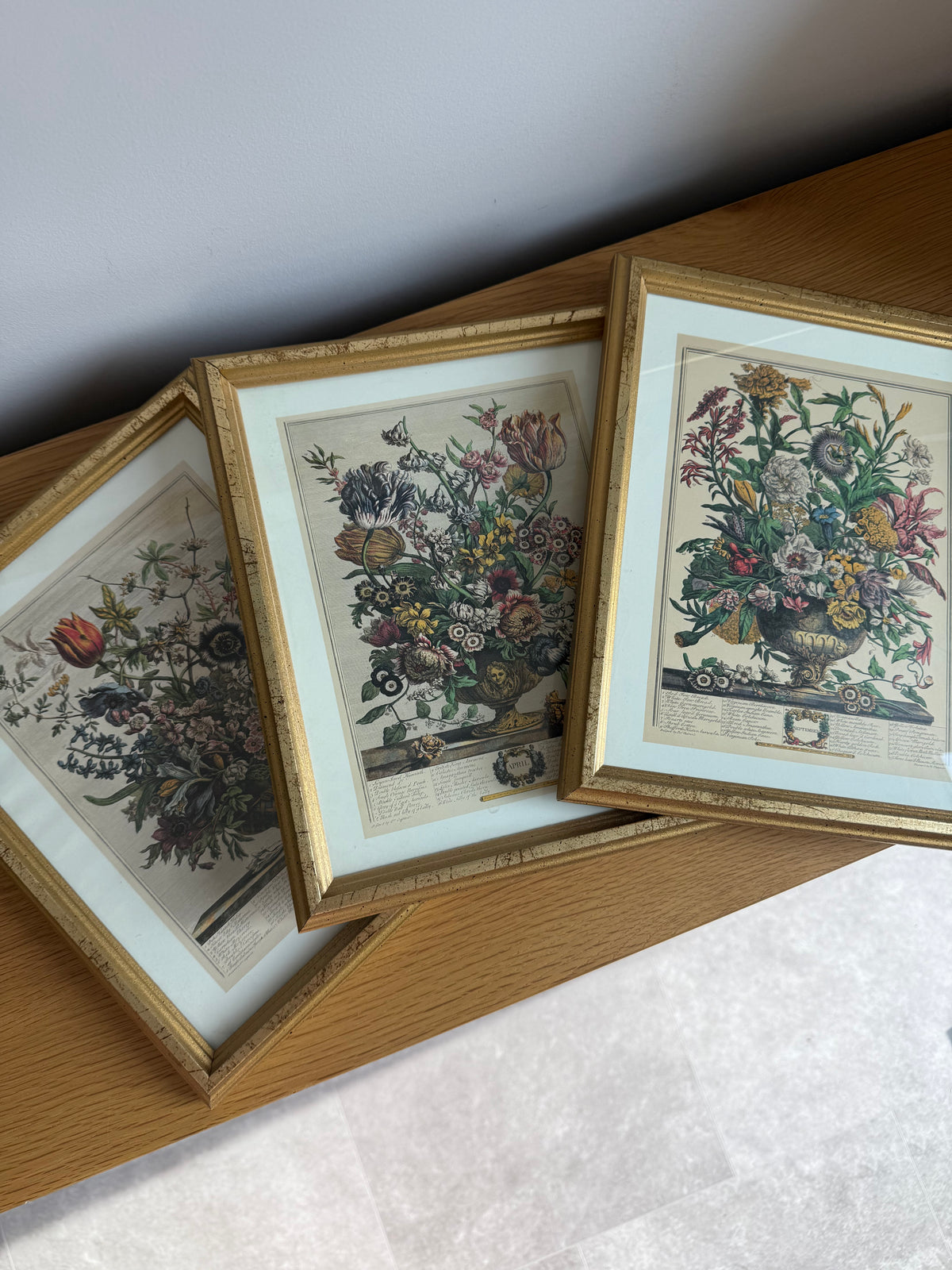 Framed Floral Prints 9x11