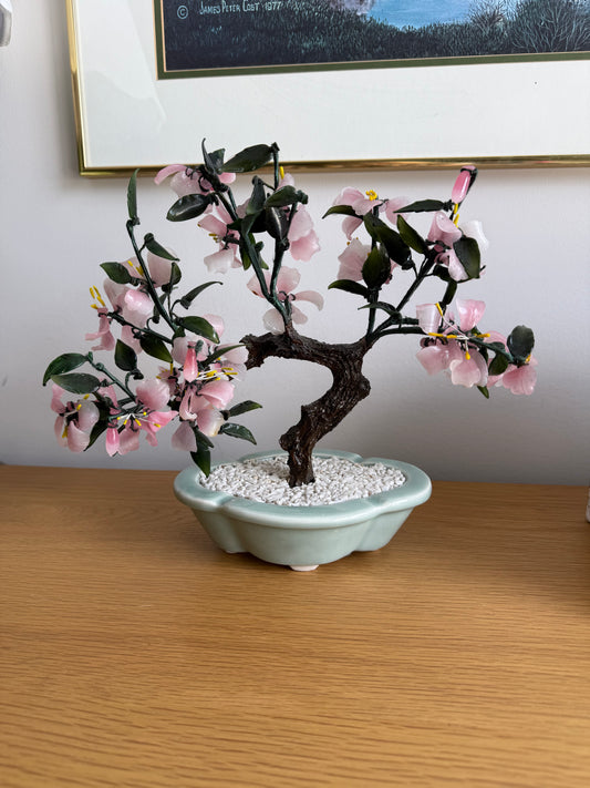 Pink bonsai tree