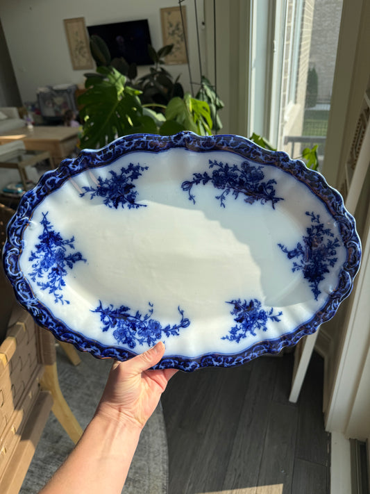 Flow Blue Platter