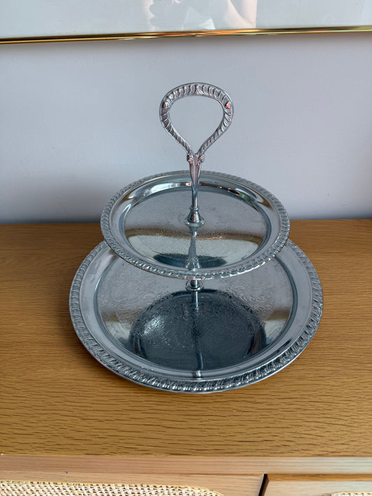 Tiered Silverplated Server