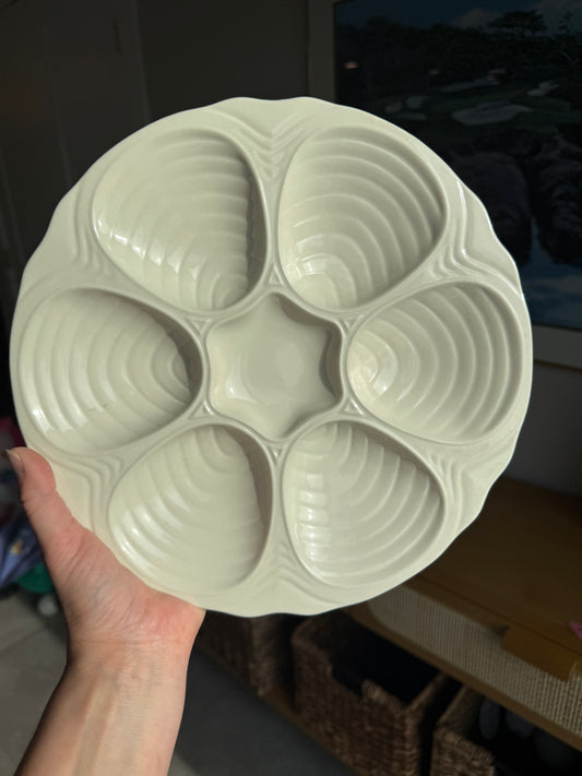 Oyster Plate by Hall