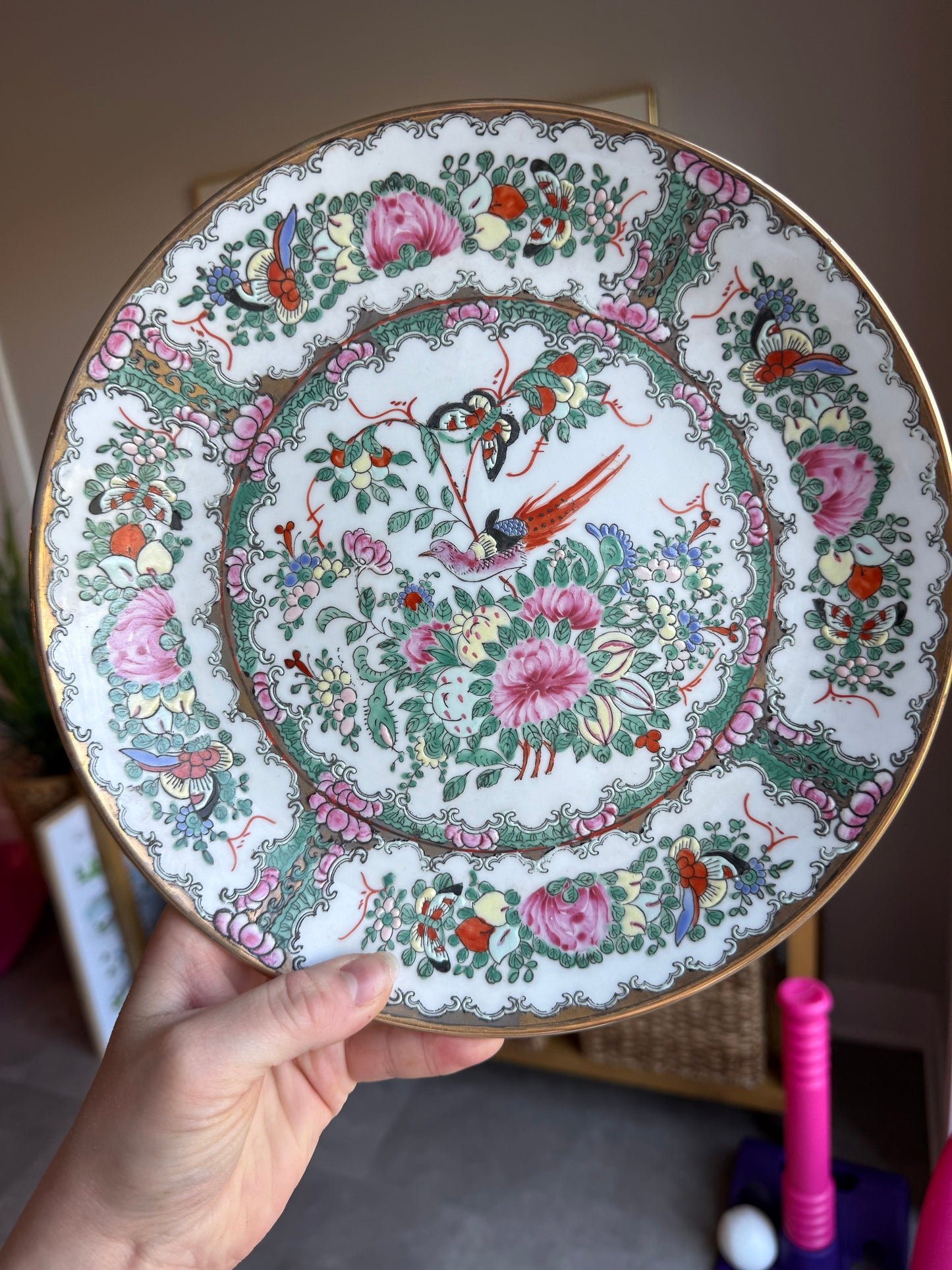 Andrea by Sadek Rose canton 10” Plate