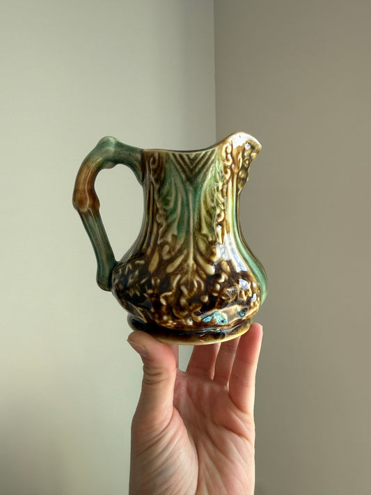 Vintage Majolica Pitcher