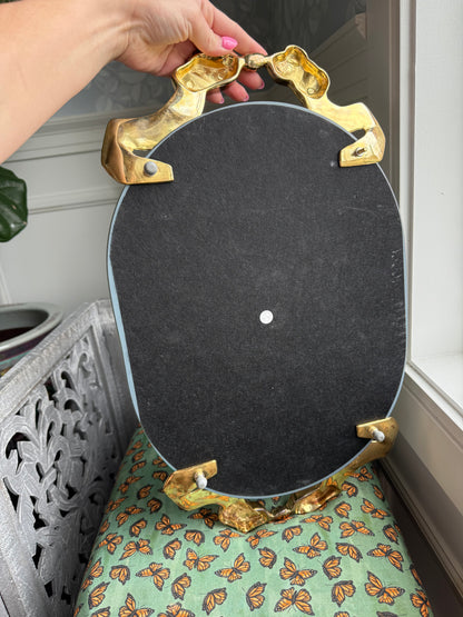 Vintage Godinger mirrored vanity tray
