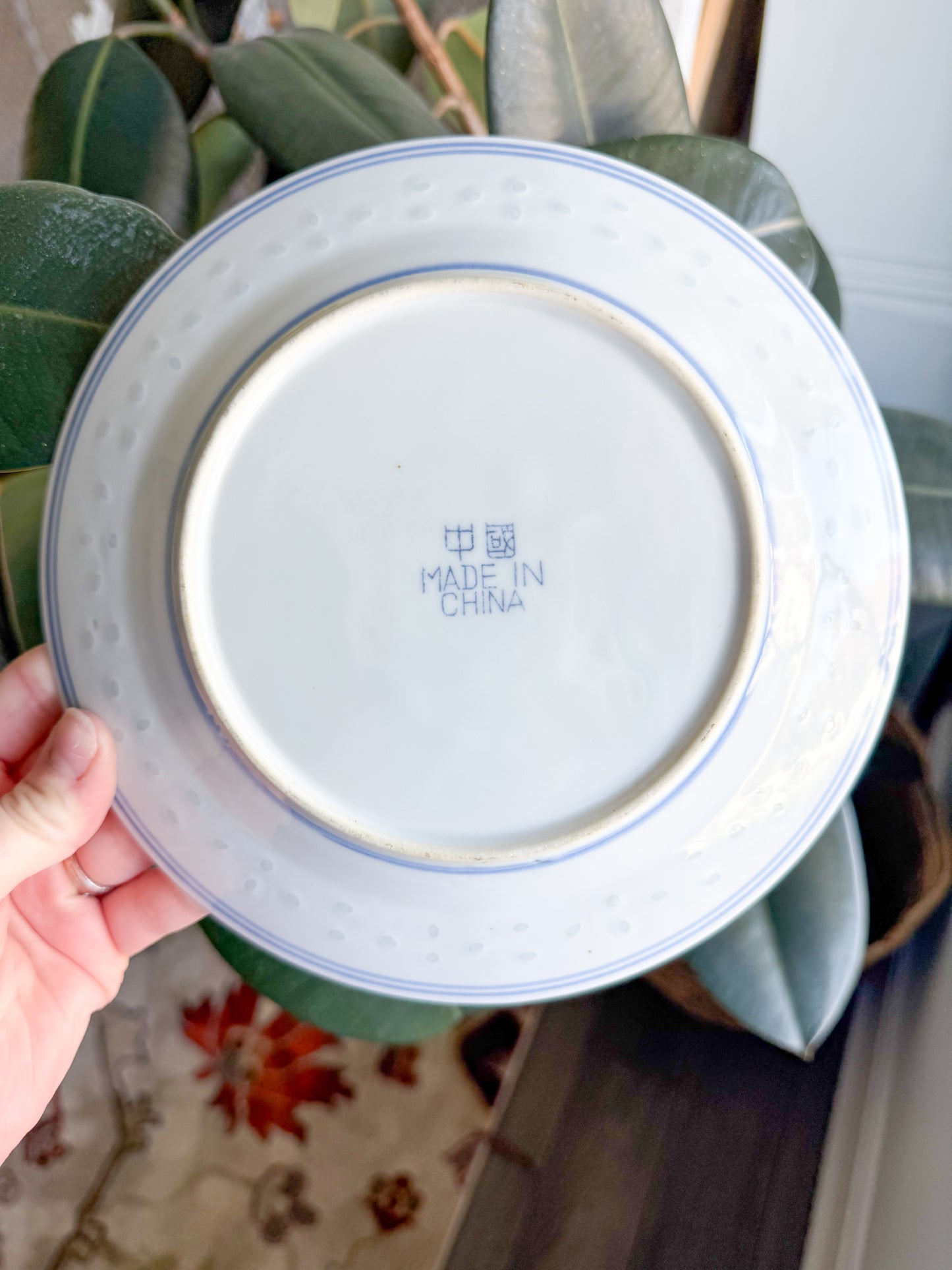 Tienshan Rice Flower Salad Plate