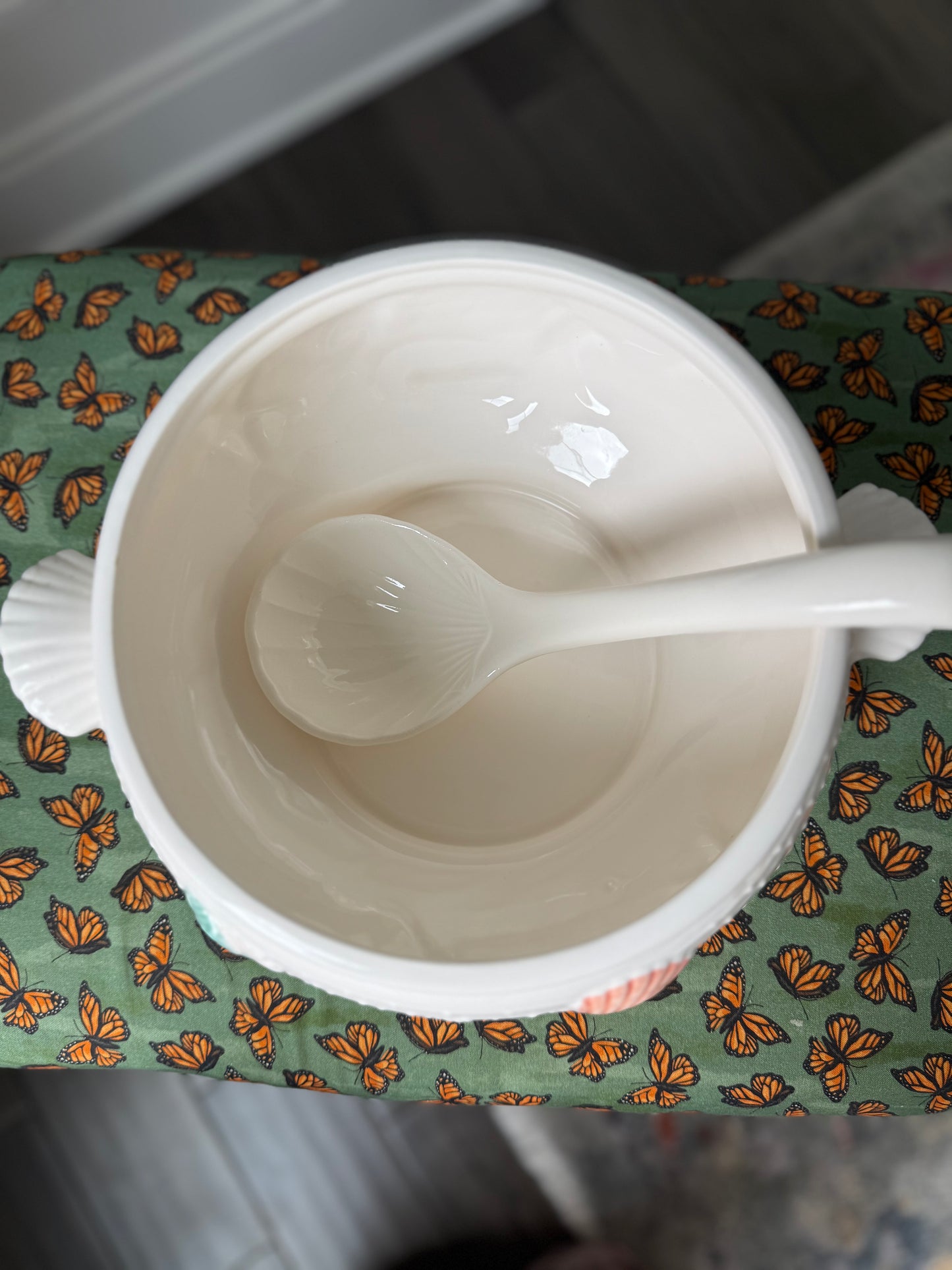 3 piece coastal tureen