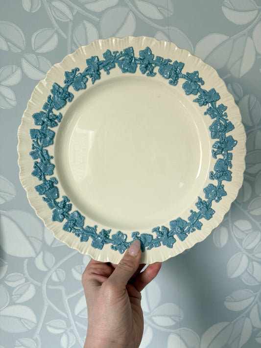 Wedgwood Queensware Lavender on Cream Plate