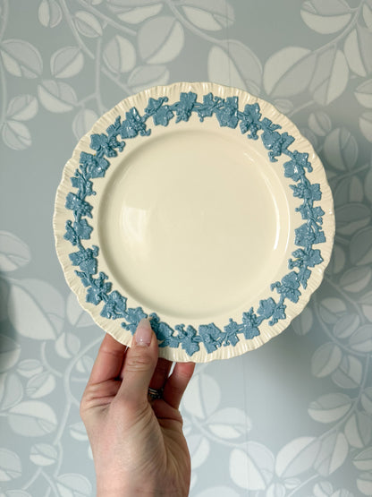 Wedgwood Queensware Lavender on Cream Plate