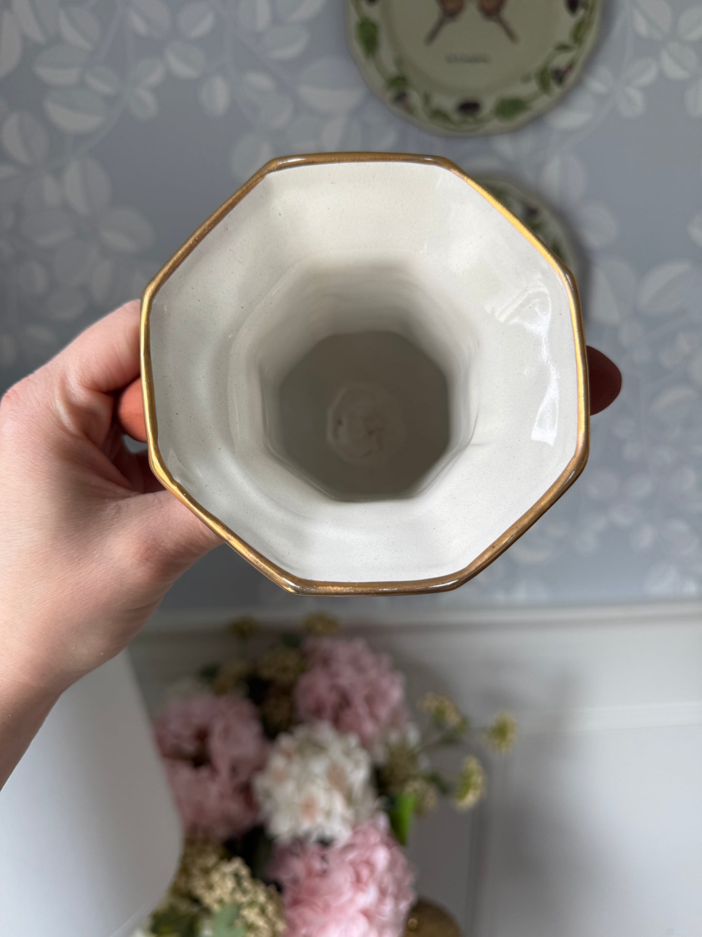 Mackenzie Childs style vase